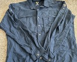 Mountain Hardwear Blue Vented Mens Nylon  Hiking Long Sleeve Shirt Size ... - $18.69