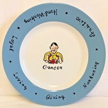 Pottery Barn WHAT&#39;S YOUR SIGN? Zodiac Cancer Salad Plate 8&quot; Plate Brand New - £9.69 GBP