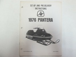 1976 Artico Gatto Pantera Set Up E Pre-delivery Istruzioni Manuale OEM - $14.95