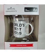 Hallmark Christmas Ornament The Office World&#39;s Best Boss Coffee Mug Dunder - £10.97 GBP