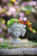 Statues & Lawn Ornaments Bust Wall Planter Indoor Outdoor Home Garden Dcor - $69.55