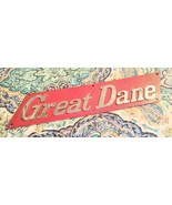 Vintage 1966 Great Dane Emblem Badge Plaque Tractor Trailer Antique Sign  - $105.25 CAD