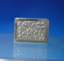 Rose by Stieff Sterling Silver Match Case Holder #48 1 1/2&quot; x 1 1/4&quot; (#6311) - £62.50 GBP