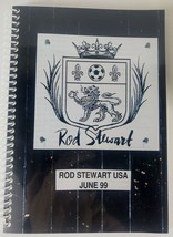 Rod Stewart 1999 Tour Book Band Crew Travel Itinerary for June One of a ... - $96.97