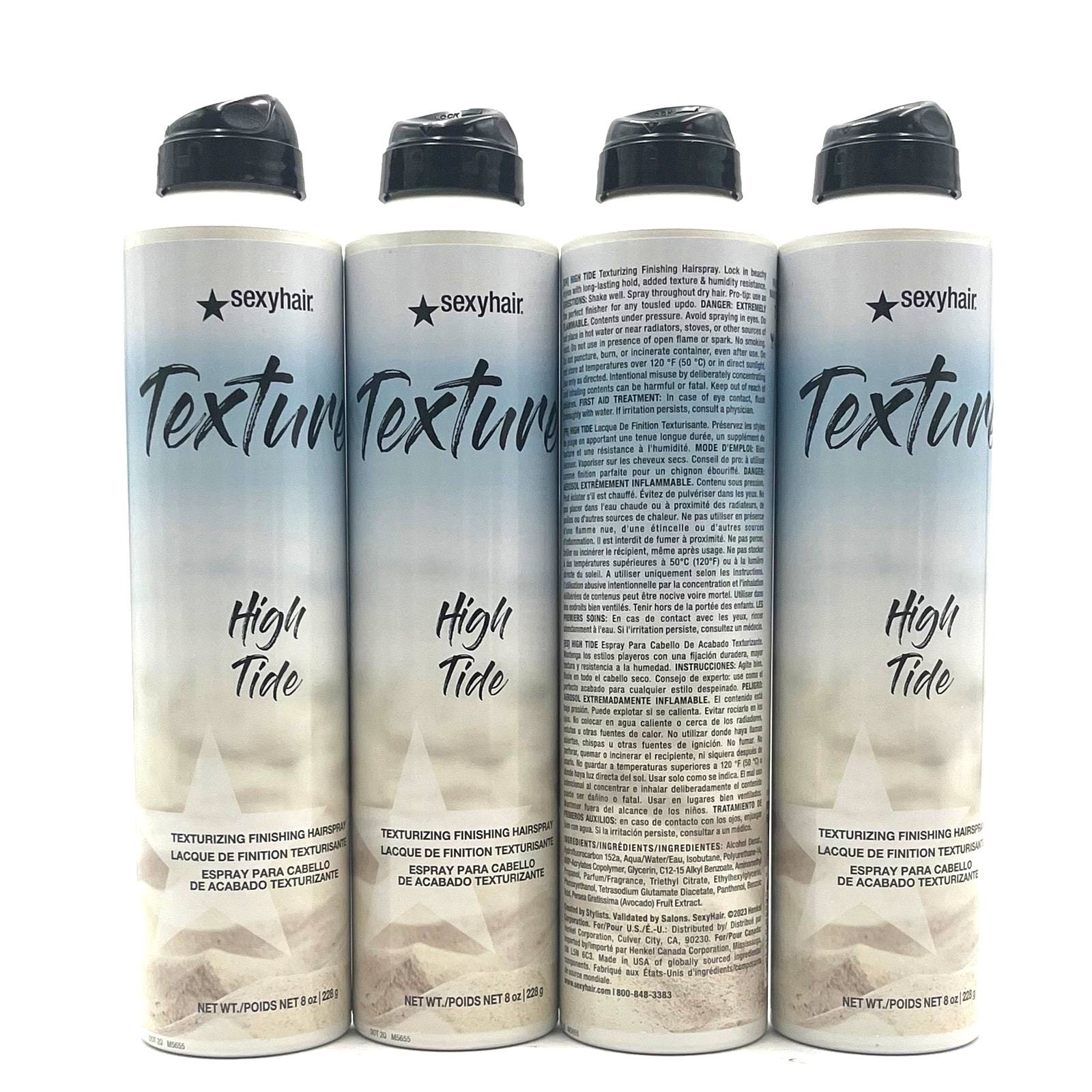 SexyHair Texture High Tide Texturizing Finishing Hairspray 8 oz-4 Pack - £57.58 GBP