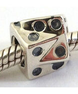 Chamilia Dice Sterling Silver Charm, Retired Ga-44, New - €20,36 EUR