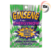 15x Packs Energy Now Ginseng Weight Loss Herbal Supplements | 3 Tablets Per Pack - £10.11 GBP