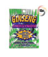 15x Packs Energy Now Ginseng Weight Loss Herbal Supplements | 3 Tablets ... - $248.60 MXN