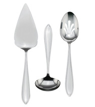 Wedgwood India 3 Piece Serving Set 18/10 Stainless Flatware New - £30.46 GBP