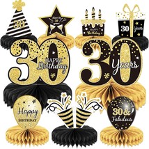 9 Pieces 30Th Birthday Decoration 30Th Birthday Centerpieces For Tables Decorati - £15.97 GBP
