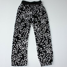 Triple Flip Boutique Girls Yoga Ivivva Like Lounge Minky Black Hearts Pants sz 8 - £20.77 GBP