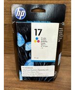 HP 17 Tri-Color Ink Cartridge Inkjet  - GENUINE - NEW - Sept 2013 - $9.50