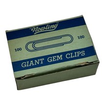 Vintage Noesting Jumbo Paper Clips in Box - $9.99