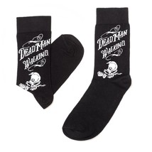 Alchemy Gothic SOX005 - Dead Man Walking  Crew Socks Black S/M or M/L - $11.49