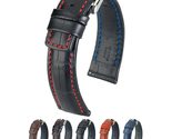 Hirsch Grand Duke Leather Watch Strap - Brown - L - 18mm / 16mm - Shiny ... - £71.41 GBP