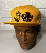 Vintage Snapback Trucker Hat The Lumber Yard Foam Mesh - $17.36