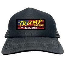 TRUMP THE SEQUEL MAGA 2024 FUNNY Trucker Hat Cap Foam Mesh Baseball HF0306 - €16,96 EUR