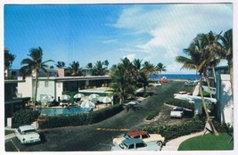 Florida Postcard Palm Beach Sea Breeze Hotel - £1.70 GBP