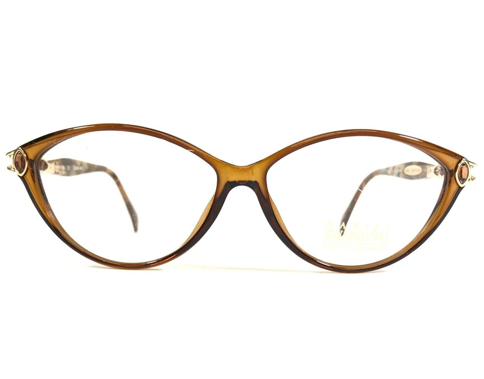 Primary image for Daniel Swarovski Eyeglasses Frames S013 /20 6052 Clear Brown Gold 53-12-130