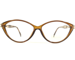 Daniel Swarovski Eyeglasses Frames S013 /20 6052 Clear Brown Gold 53-12-130 - $93.52