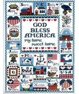 Counted Cross Stitch Kit God Bless America 12&quot; x 16&quot; finished size (PB21) - £19.97 GBP