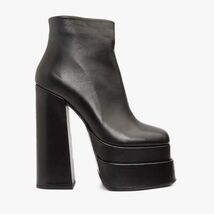 The Latino Black Leather High Heel Women Boot Final Sale! image 2