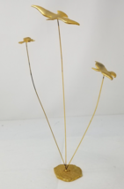 Flying Seagulls Statue Beach Desk Accessory 1970s Gold Color Vtg - £14.81 GBP