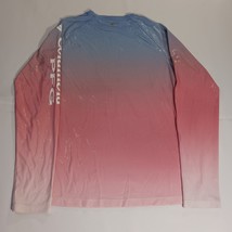 Columbia PFG Long Sleeve T-Shirt Men's Blue & Red Size X-Small FL0079 image 2