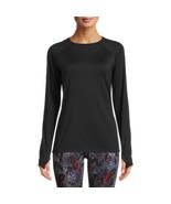 ClimateRight Women&#39;s Thermal Plush Warmth Top Size S/CH Color Black - $419.43 MXN