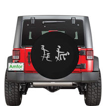 Fun Funny Kanji JDM Sex Universal Spare Tire Cover Size 34 inch For Jeep... - £39.46 GBP