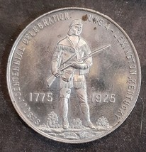 1925 Lexington Kentucky Vintage Medal Historic 150th Year 1775-1925 Anni... - $5.44