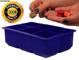 Extra Large Silicone IceCube Tray,Kitchen,Room, Freeze,Gadget,Utensil,Mo... - $18.49