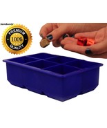 Extra Large Silicone IceCube Tray,Kitchen,Room, Freeze,Gadget,Utensil,Mo... - £14.77 GBP