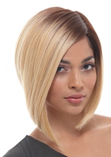 Blonde Beauty Straight Bob Full Lace Front Wig 10-12 inches Helen