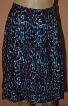 Ellen Tracy Women&#39;s Skirt Black Multi Size 12 (pb122) - $644.18 MXN