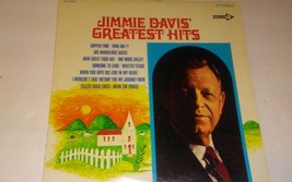 Jimmie Davis Greatest Hits Lp Vg Dl 4978 Mono Promo Wlp Vinyl Record - £10.04 GBP