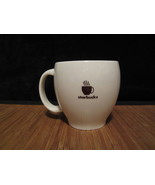  2004 Starbucks Barista Coffee Mug Tea Cup white Abbey with Brown 7.5 ounce - €13,11 EUR