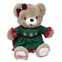 Snowflake 2023 Plush Christmas 19&quot; Teddy Bear, Festive Holiday Girl - £31.03 GBP