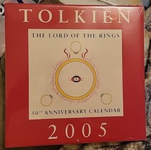 2005 J.R.R. Tolkien 50th Anniversary Lord Of The Rings Calendar  - $24.74