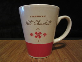 Starbucks Coffee Hot Chocolate Mug Tea Cup Holiday Red Peppermint 2010 15 oz  - £11.98 GBP