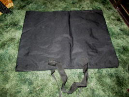nylon lightweight equipment bag w/zipper 28 x 22&quot;  water resistant (blk5) - £7.10 GBP