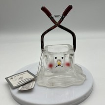 Dept 56 Melting Ice Cube Snowman Votive Tea Light Candle Holder - $21.80