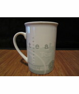 1998 Starbucks Tea Teh Tee The Coffee Mug Tea Cup Green Tea Multi Language - $14.99