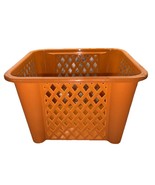 Storage Essentials Orange Container/Basket/Organizer 8.25Hx12.5Lx11.5W”-NEW - $344.09 MXN