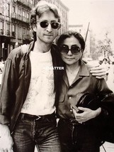 Old Beatles Poster John Lennon Yoko Ono New York City - £10.16 GBP