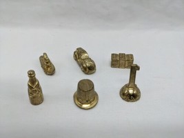 *Replacement* Set Of Monopoly Gold Metal Player Pieces - £28.55 GBP