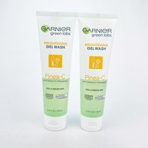 Garnier Green Labs Brightening Pinea C Gel Wash 4.4oz Lot of 2 - £15.24 GBP