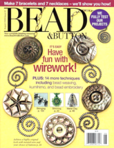 Bead &amp; Button Magazine Aug 2009  Issue 92 Bracelets Necklaces Wirework J... - $6.50