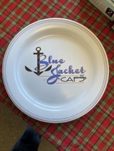 Blue Jacket Cafe Plates Carlisle Brand Durus Melamine Anchor You Get One - $15.84