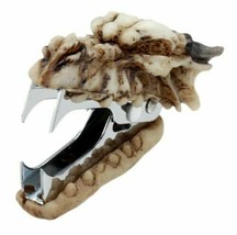 Skeleton Ossuary Bone Dragon Head Staple Remover 3.25&quot;L Desktop Office Accessory - £12.67 GBP